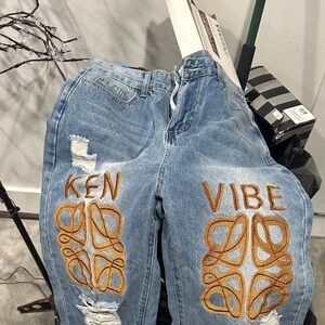 Women's Boyfriend Jeans - Blue